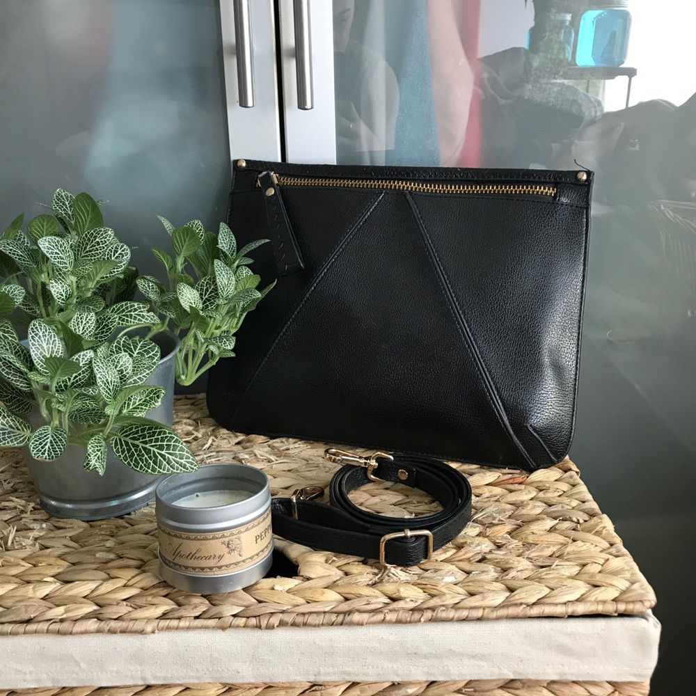 Topshop Black clutch